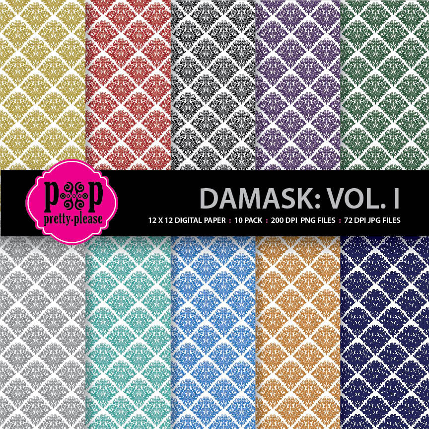 damask digital paper