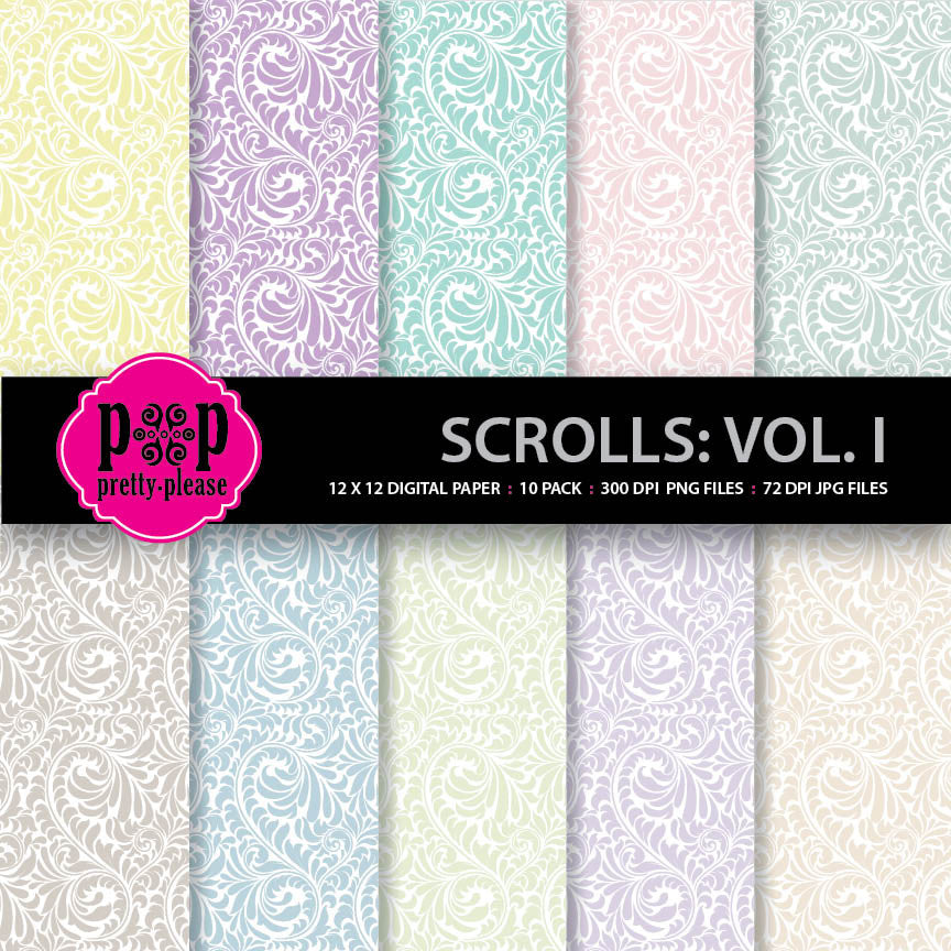 Scrolls Digital Paper