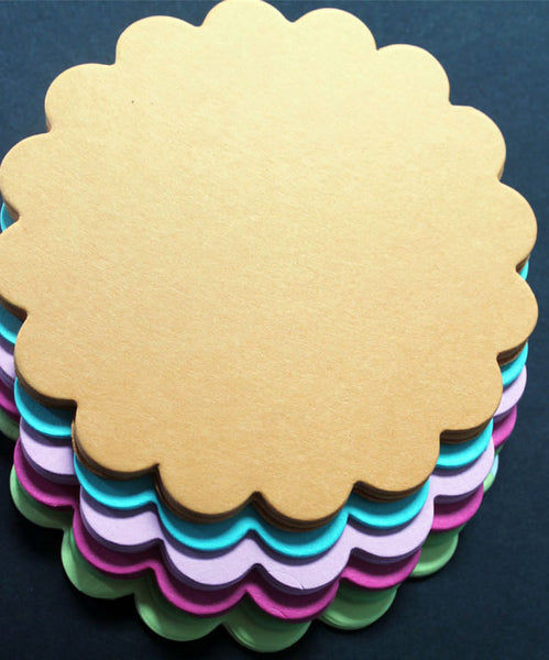 Scalloped Circles (Pack of 25)