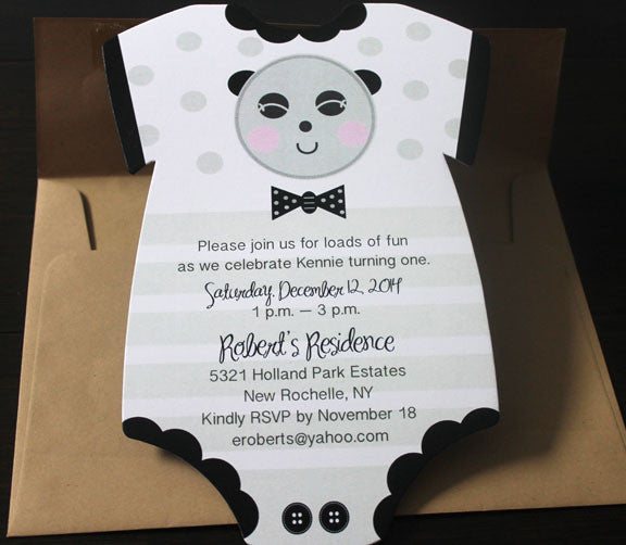 Panda Invitation