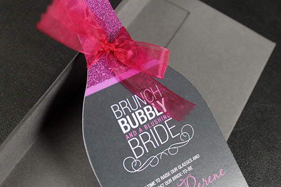 Wine Bridal Shower Invitation