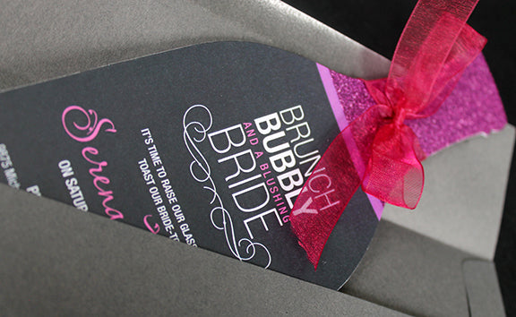 Wine Bridal Shower Invitation