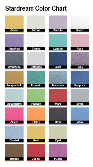 Stardream color chart