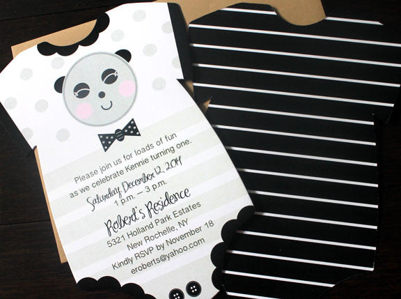 Panda Invitation