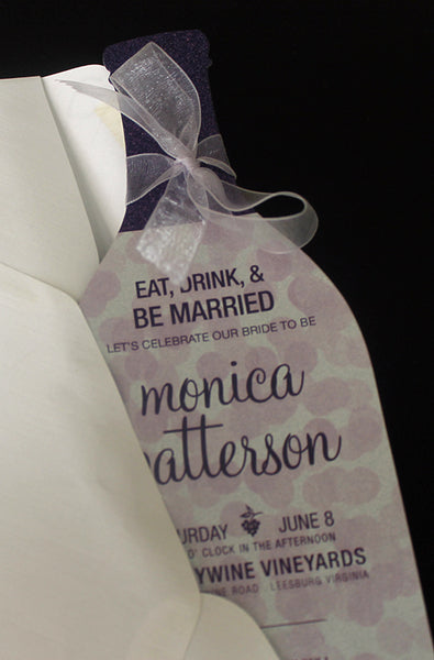 Wine Bridal Shower Invitation | Wine Party Invitation